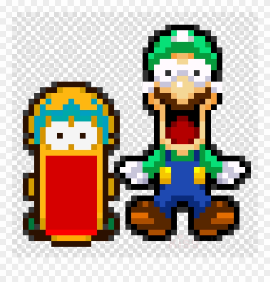 Luigi Mansion Sprites Clipart Luigi's Mansion - Mario And Yoshi Superstar Saga - Png Download