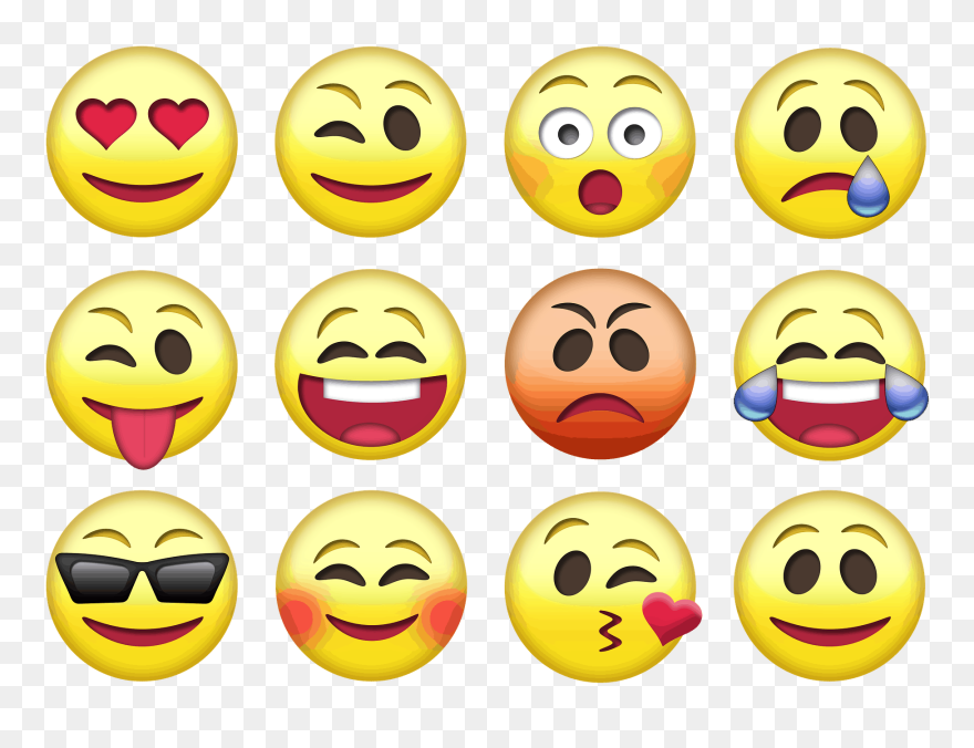 “the Biggest Problem About All Electronic Communication - Emoji Symbols Clipart