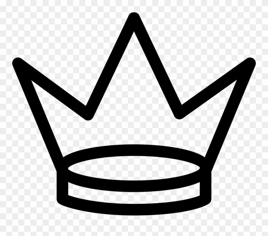 Royal Crown Of Three Points Svg Png Icon Free Download - Cool Straight Line Designs Clipart