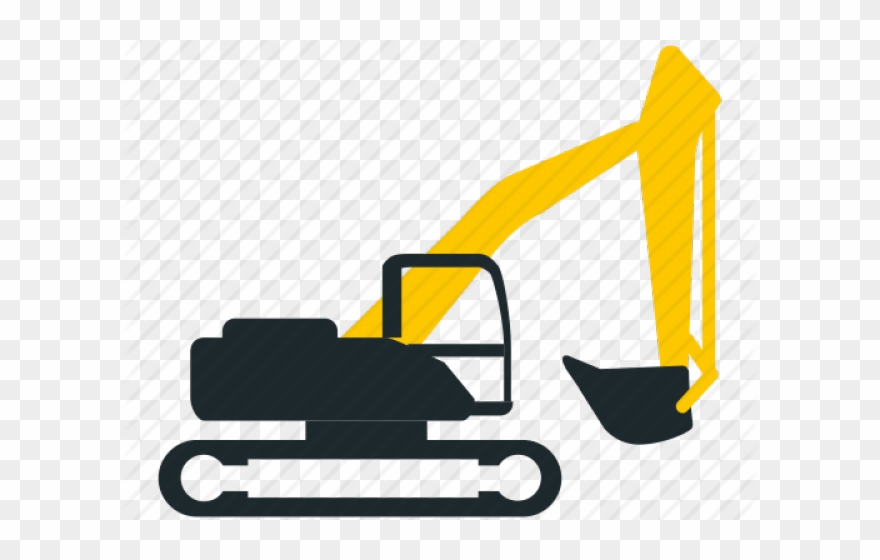 Excovator Clipart Mining Equipment - Mining Excavator Icon - Png Download