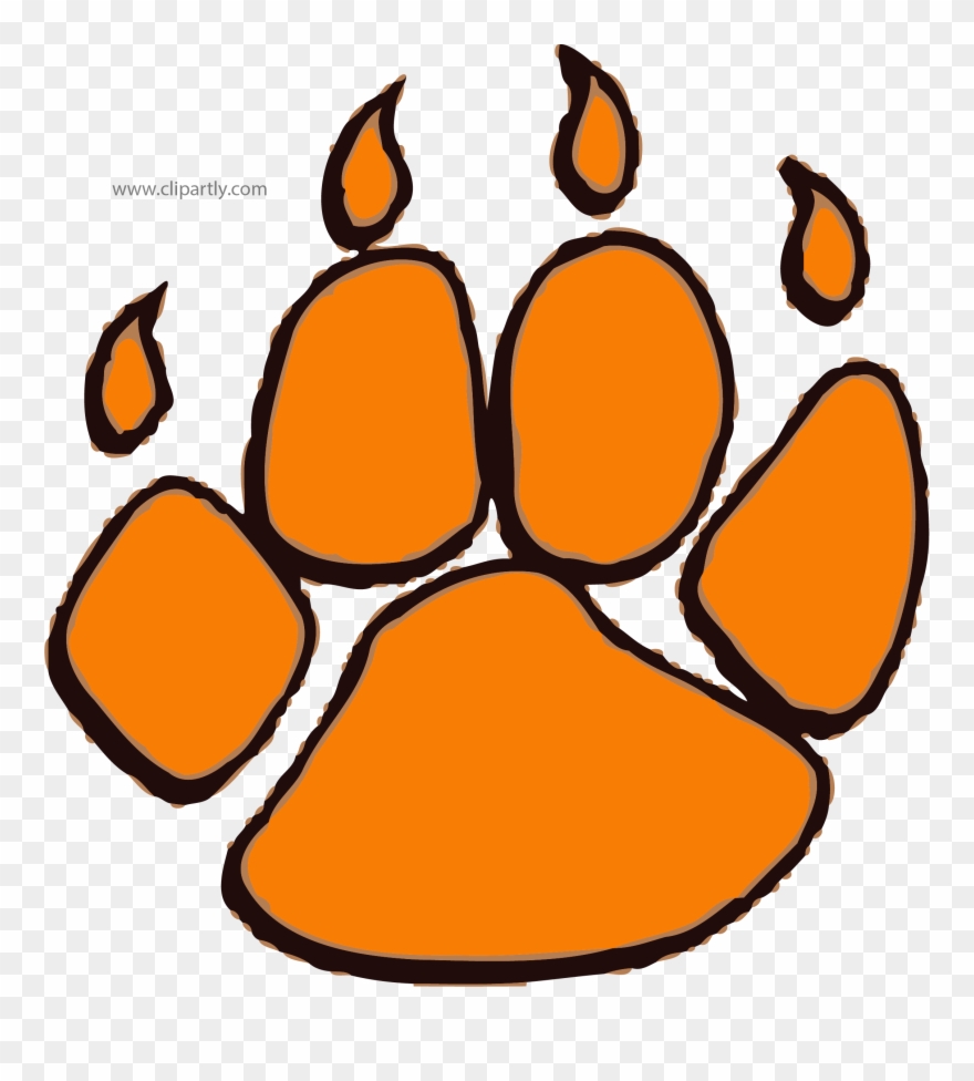 Paw Tigger Footprint Clipart Png Image Download - Paw Of A Tiger Transparent Png