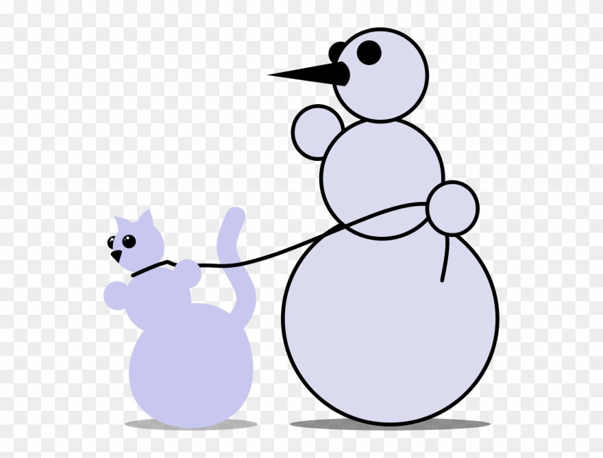 Smiley Face Cartoon Clipart Snowman Clip Art - Snowman - Png Download