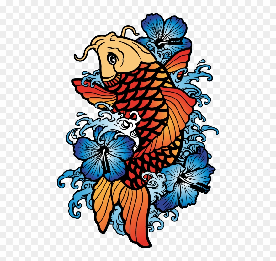 Affordable Gallery Of Awesome Cheap Great Interesting - Zippo Lighter - Koi Fish And Hibiscus Black Matte Clipart