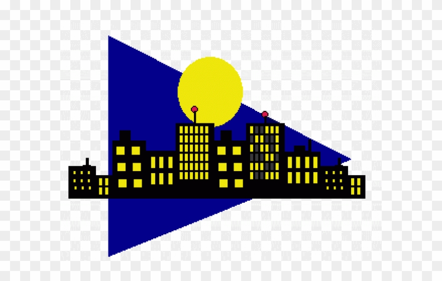City Silhouette Clip Art - Png Download