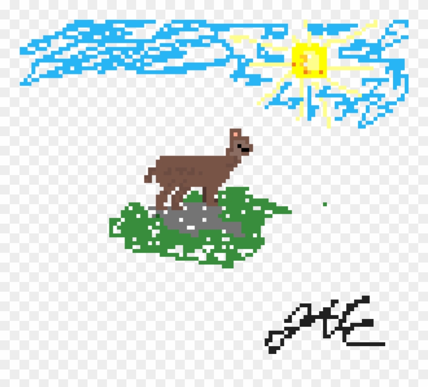 Alpaca Time - Cartoon Clipart