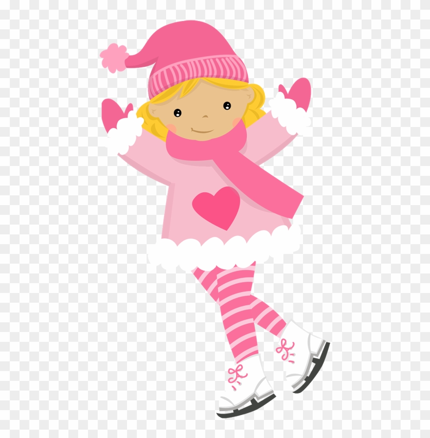 Girls ‿✿⁀○ - Roller Skating Clipart