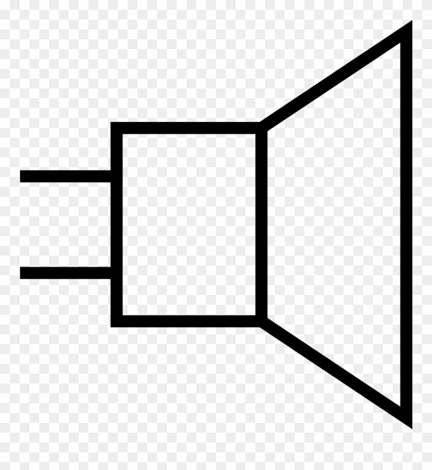 Download File Ieee Loudspeaker Svg Wikipedia All Electrical Symbol Of
