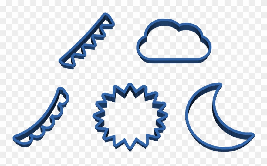 Sunny Day Cookie Cutters - Cookie Cutters Haircuts For Kids Clipart