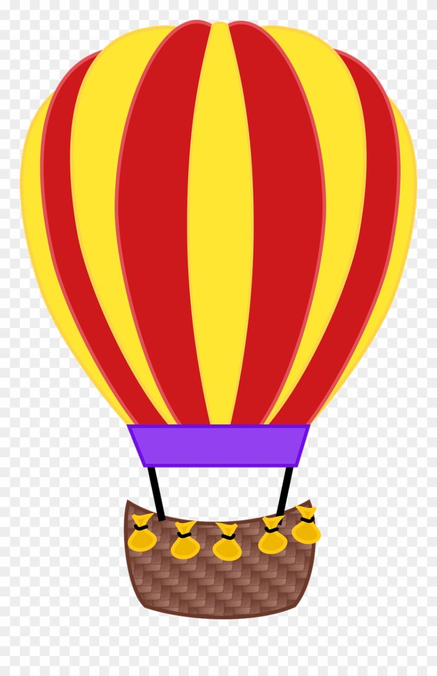 Balloon Hot Air Balloon Fly Png Image - Khinh Khí Cầu Png Clipart