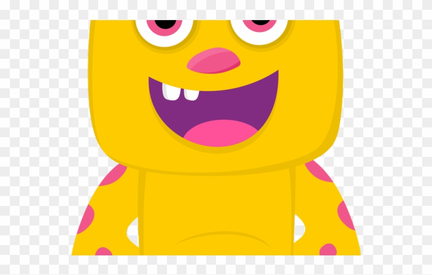 Creatures Clipart Yellow Monster - Cartoon Monster Transparent Background - Png Download