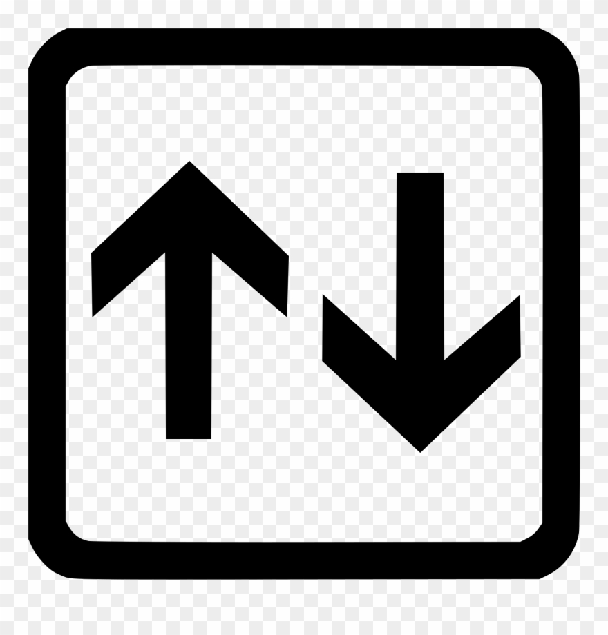 Elevator Icon Arrows - Voltar Ao Inicio Clipart