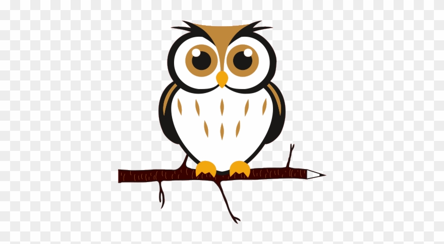 Búho Con Los Ojos Abiertos - Brown Owl-1 Shower Curtain Clipart