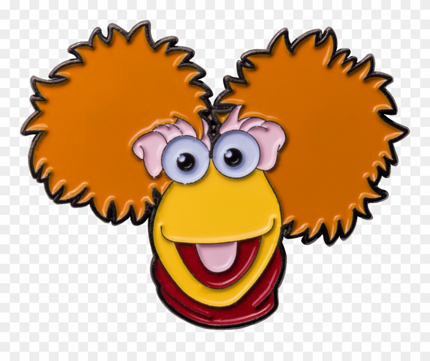 Red Enamel Pin - Fraggle Rock Red Enamel Pin Clipart