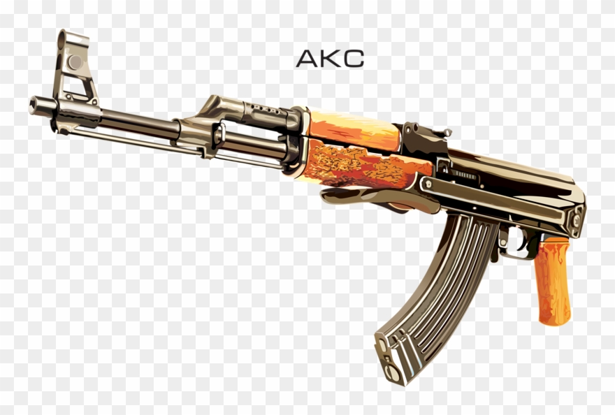 Ak Sniper Rifle Firearm - Ak 47 Clipart