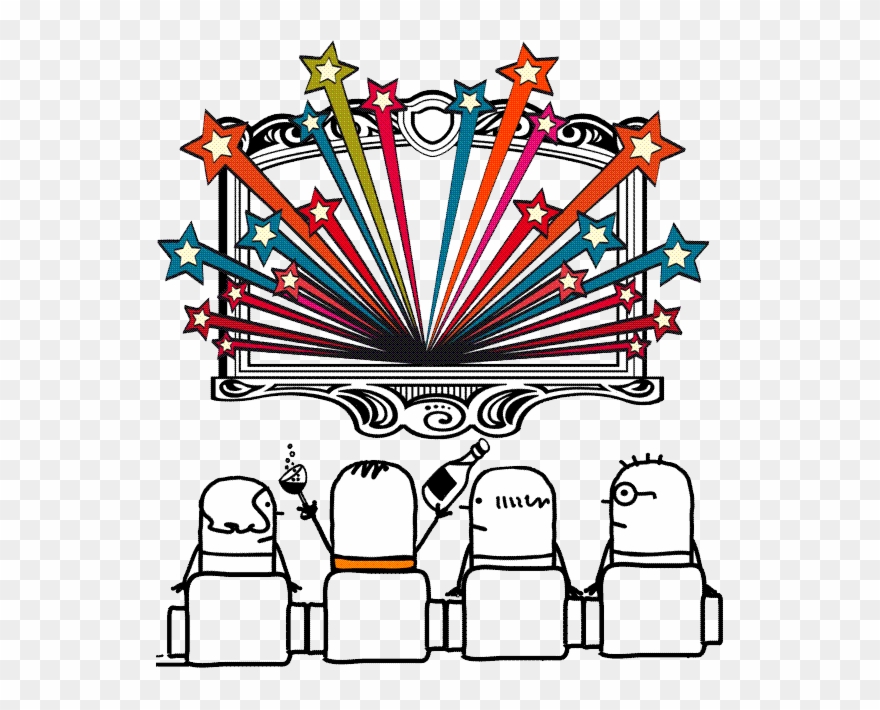 Y También Le Damos A Ver Películas, Que Estamos Viendo Clipart