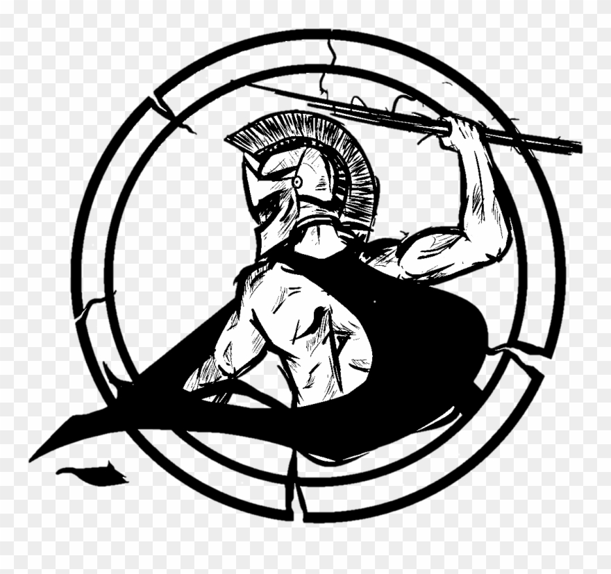 Collection Of Free Spartan - Espartano Dibujo Png Clipart