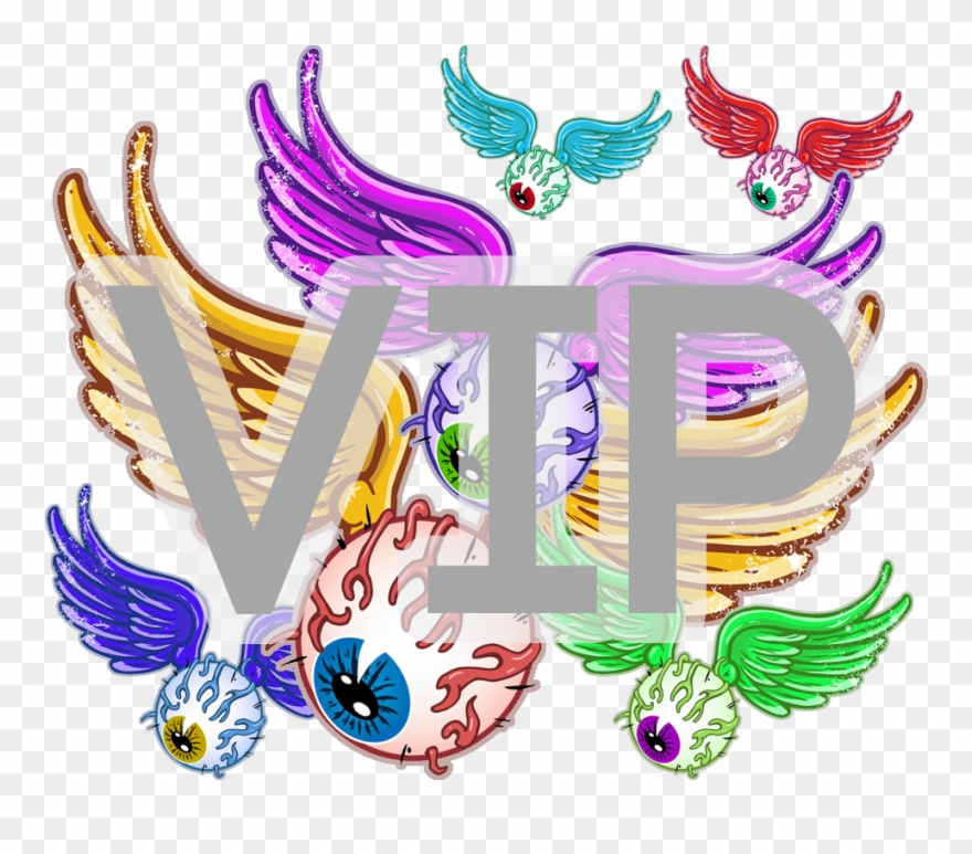 2015 Family Gathering Vip Pass - Eyeball With Wings Clipart
