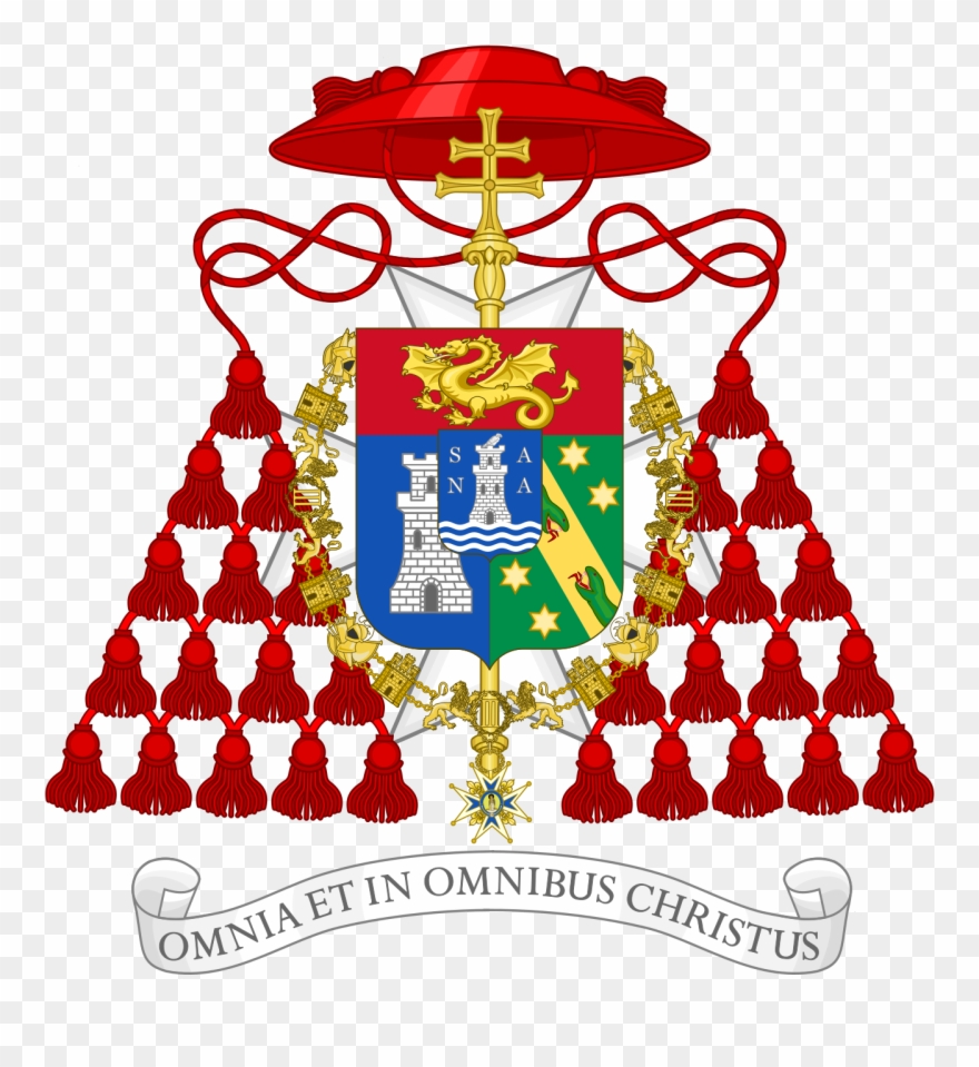 Coat Of Arms Of Cardinal Federico Tedeschini - Cardinal Bishop Coat Of Arms Clipart
