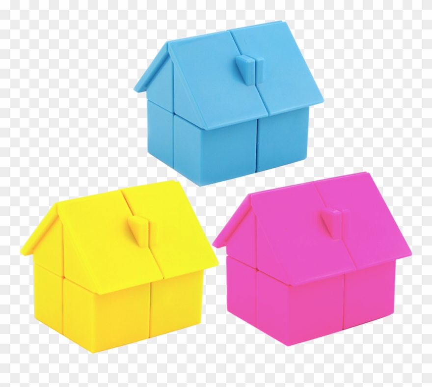 Buy Yj Yongjun House Magic Cube Puzzles Strange Shaped - Rubik's Cube Clipart