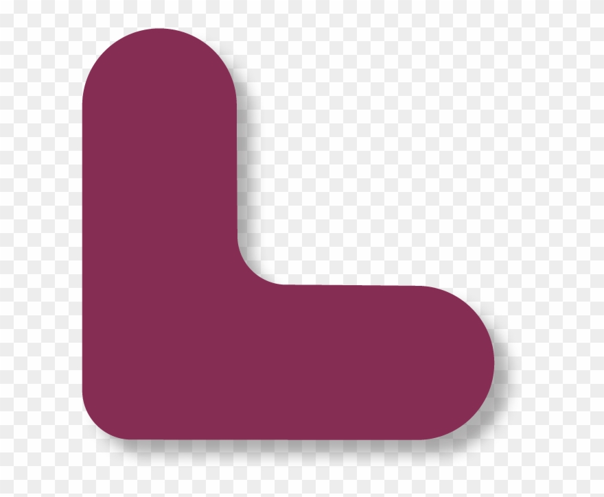 3/4" Wide Solid Purple Mini Corner Pack Of - Purple Clipart