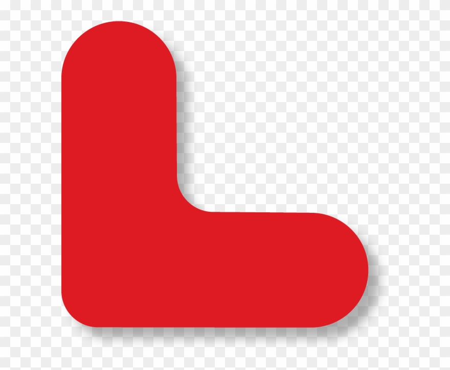 3/4" Wide Solid Red Mini Corner Pack Of Clipart