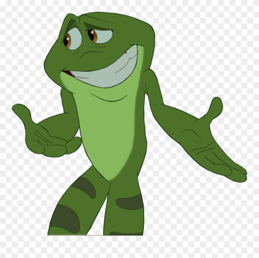 Prince Naveen Shrug By Abiogenic On Clipart Library - Prince Naveen As A Frog - Png Download