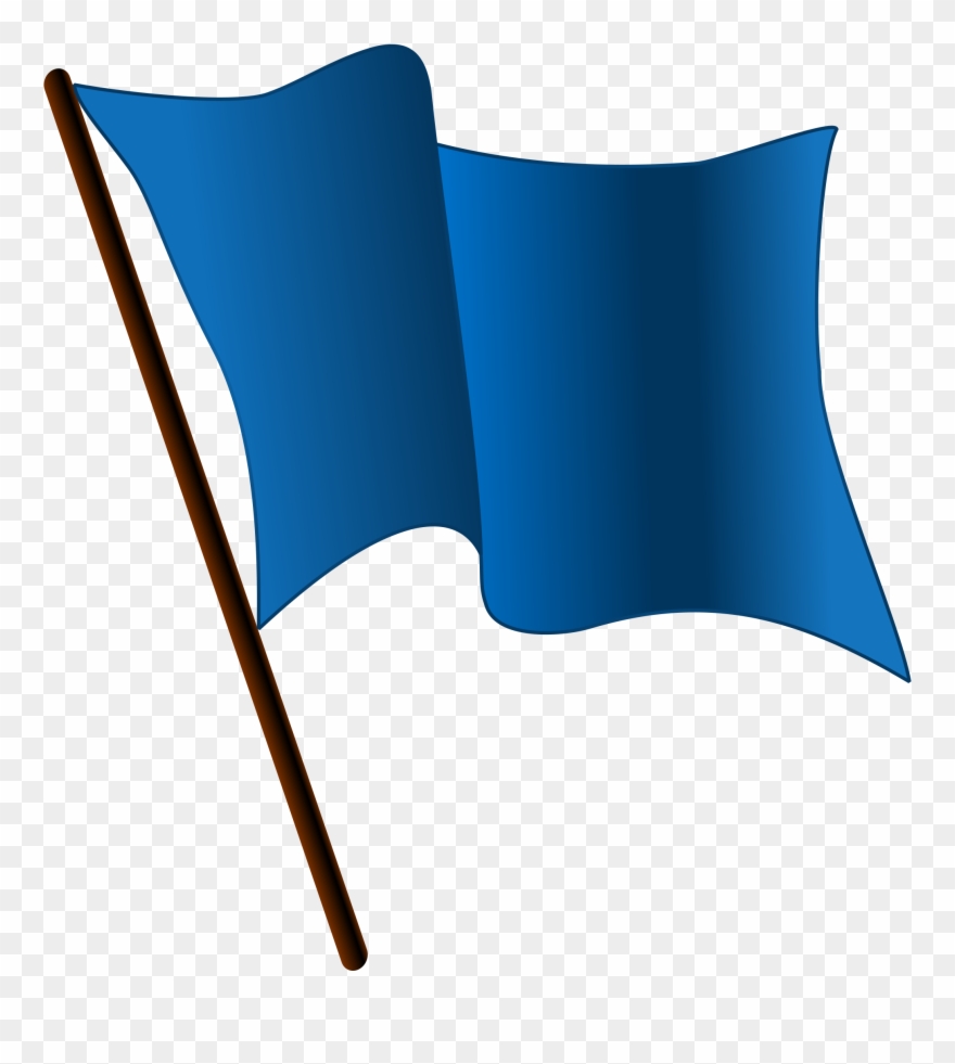 David Steve - Blue Flag Clipart