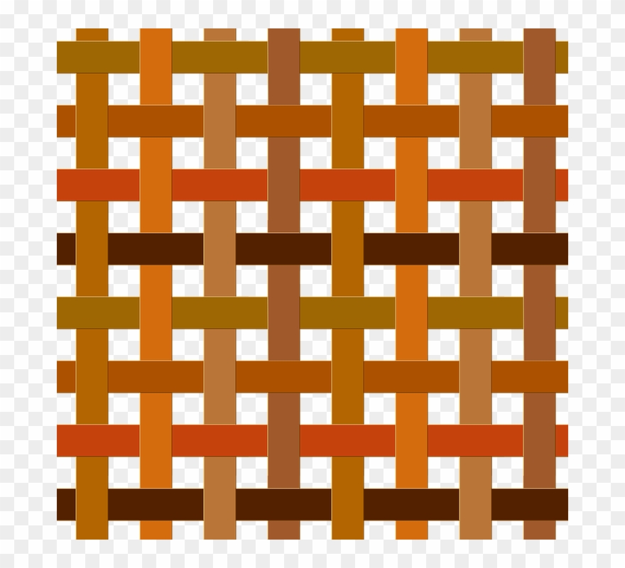 Dockable Plot, Interlaced, Wood, Toothpick - Vector Graphics Clipart