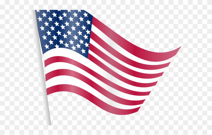Us Flag Clipart - Transparent American Flag Clipart - Png Download