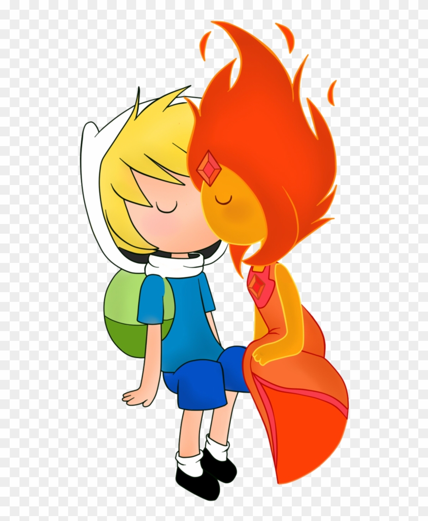 Adventure Time Flame Princess - Finn The Human Clipart