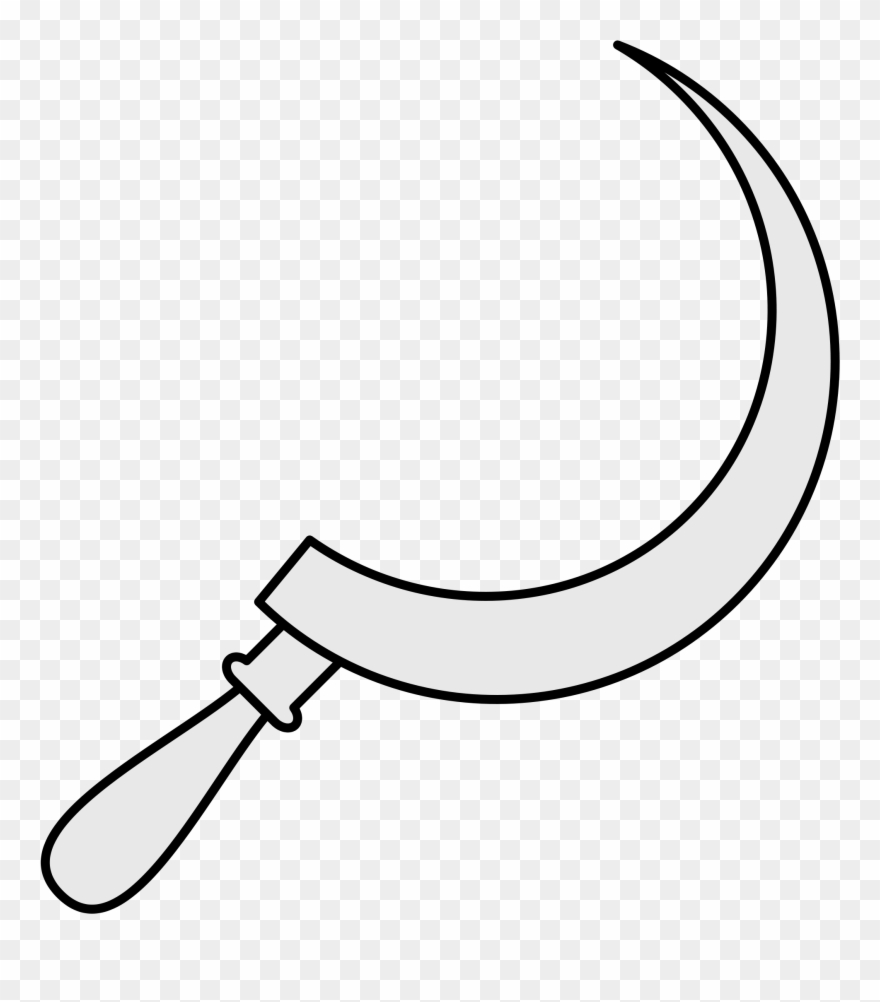 File Coa Illustration Elements Svg Wikimedia Commons - Sickle Drawing Clipart