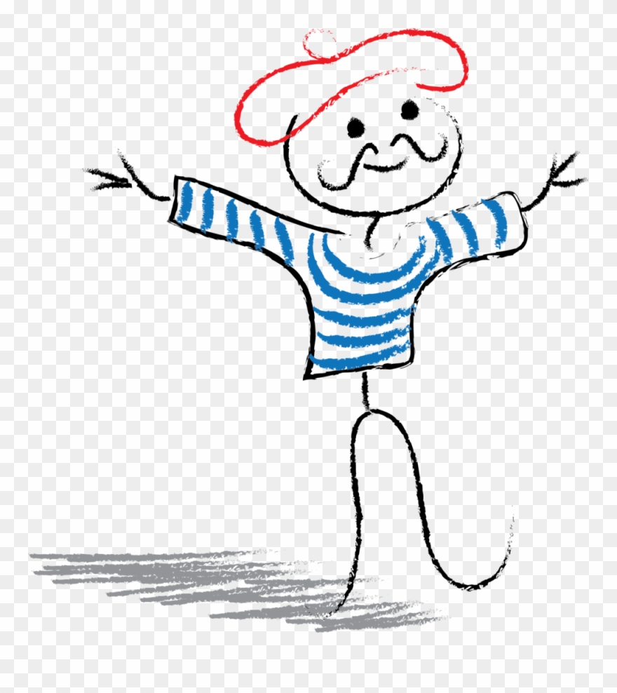 Ptitbonhomme - Cartoon French Teacher Clipart