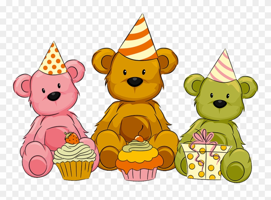 Online Safety - Teddy Bear Wall Mural - In The Garden Clipart