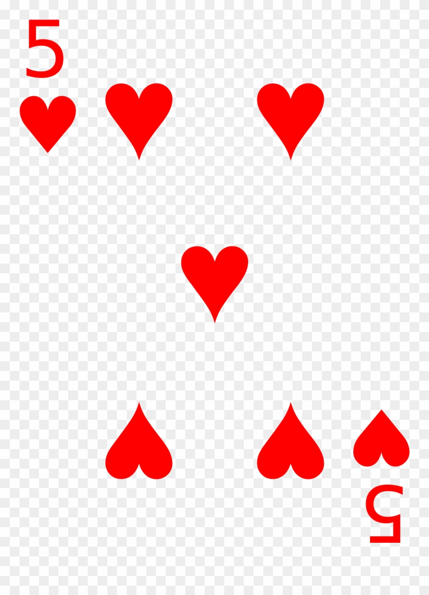 File Cards Heart Wikimedia Commons Open - 5 Heart Cards Clipart