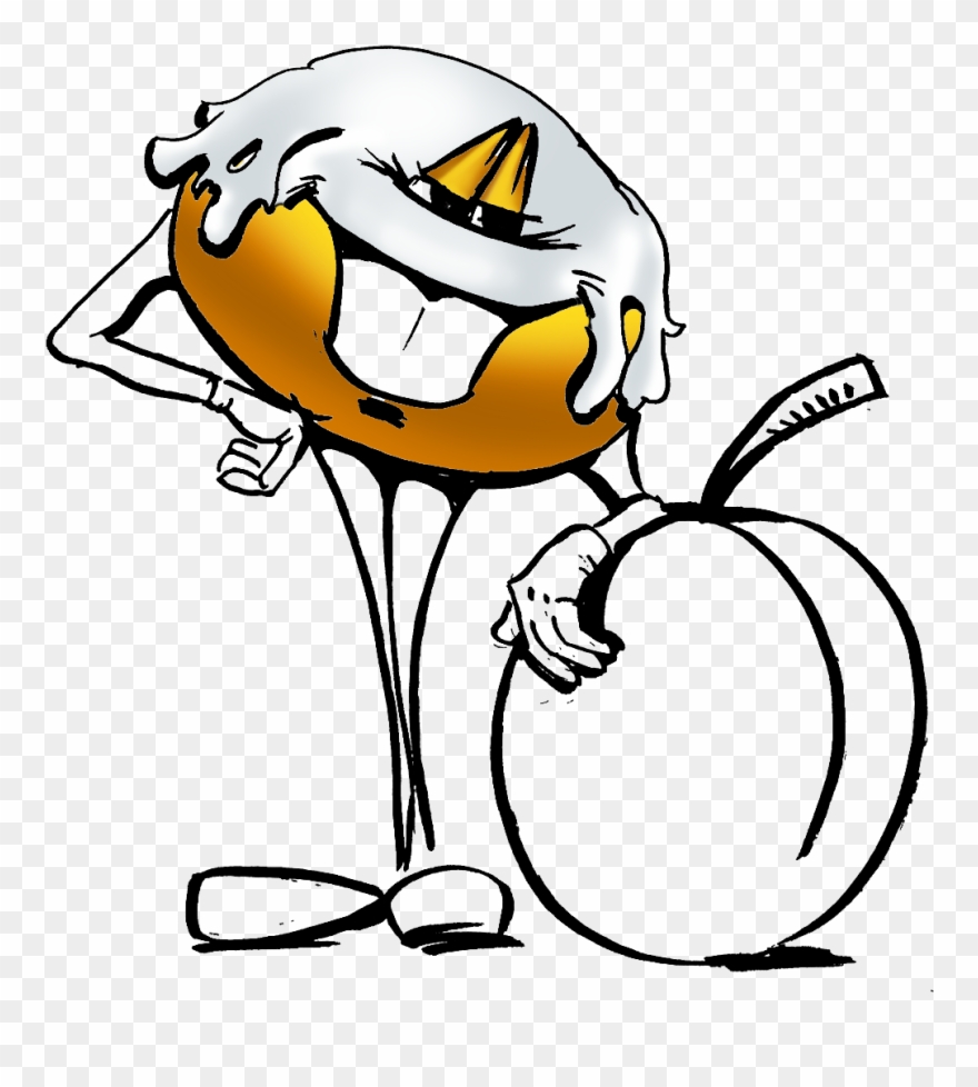 Pączki Ze Sliwką, - Cartoon Clipart