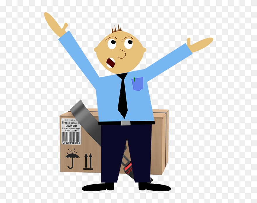 Tanie Paczki Busem Do Anglii - Animated Security Guard In Png Clipart