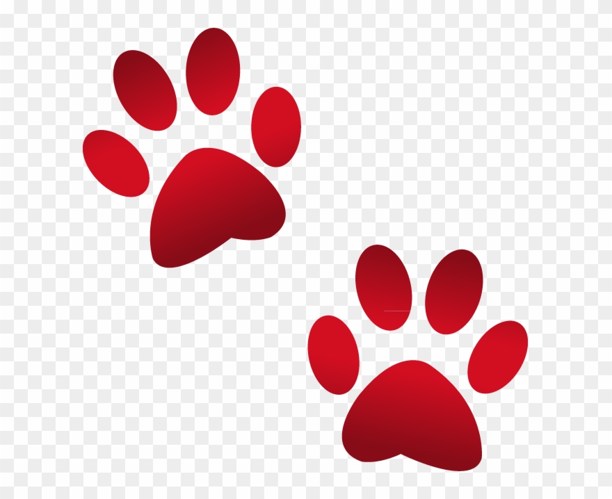 Animals - Paw Print Emoji Png Clipart