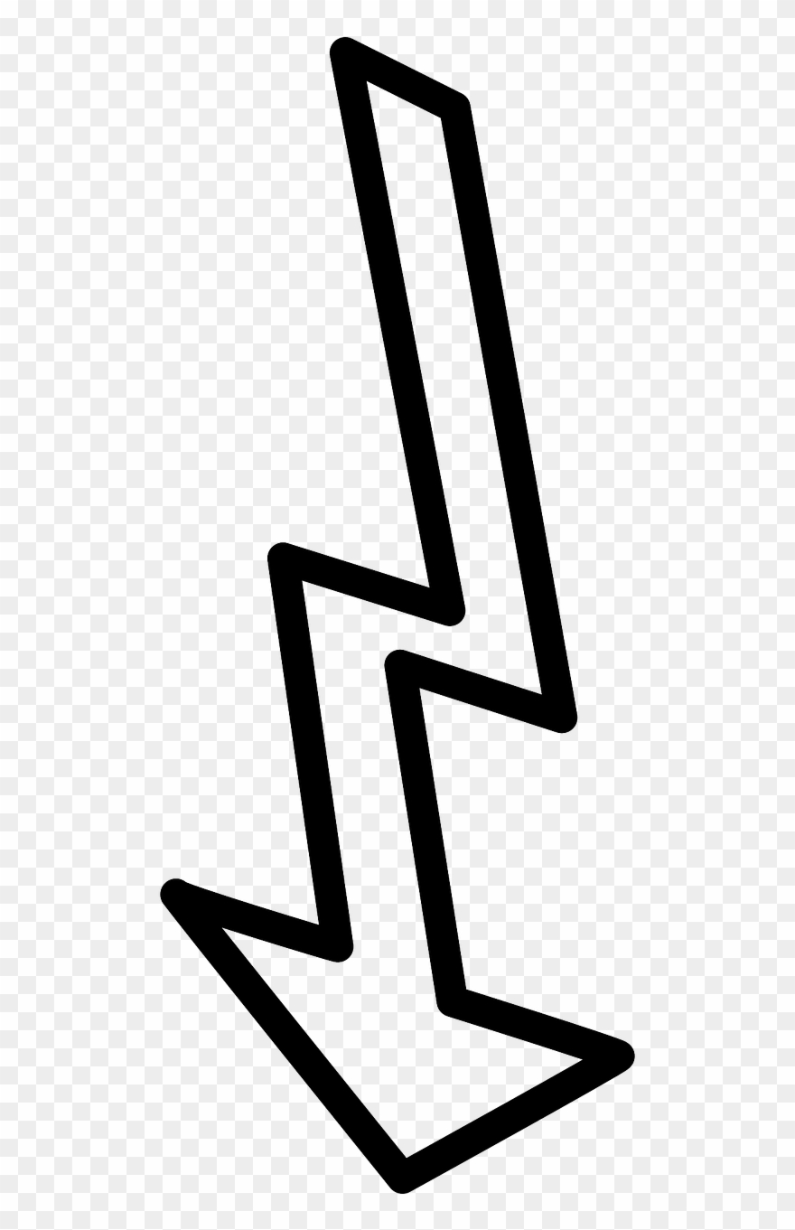 White Arrow Pointing Down Png - Animated Gif Music Clipart