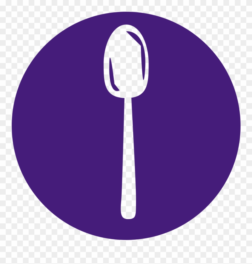Spoon Clipart Purple - Spoon University Purple - Png Download