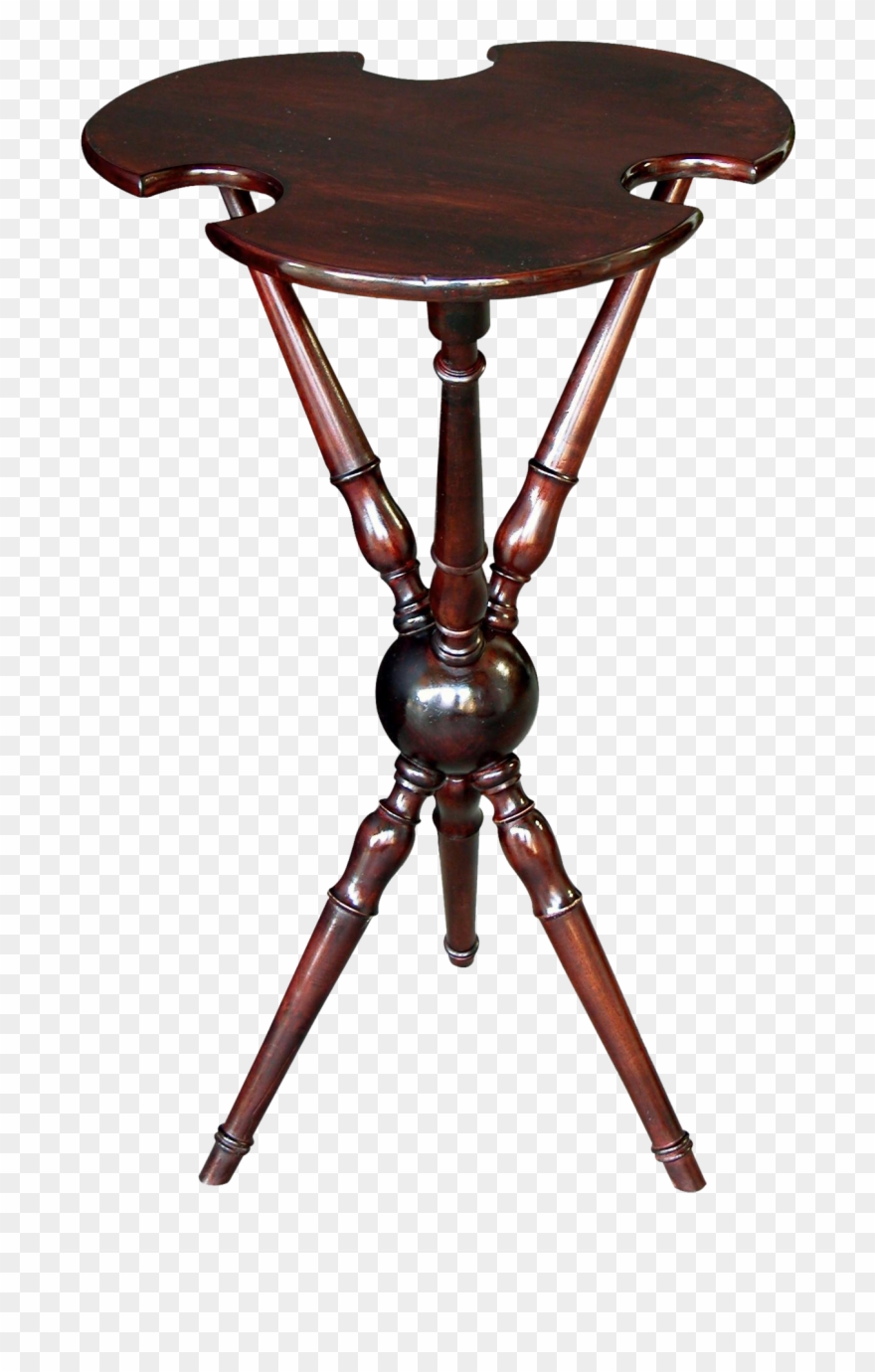 Fine A Charming English Edwardian Cherrywood Tripod Clipart