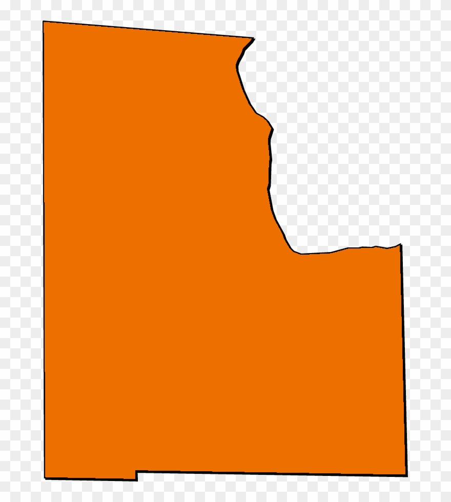 A Collection Of Simplified Outline Maps Of Baker County Clipart