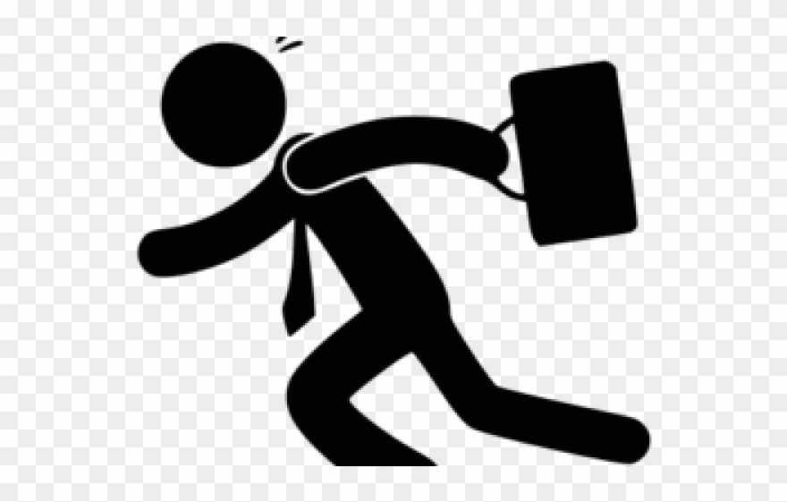 Businessman Clipart Hard Working - Png Download