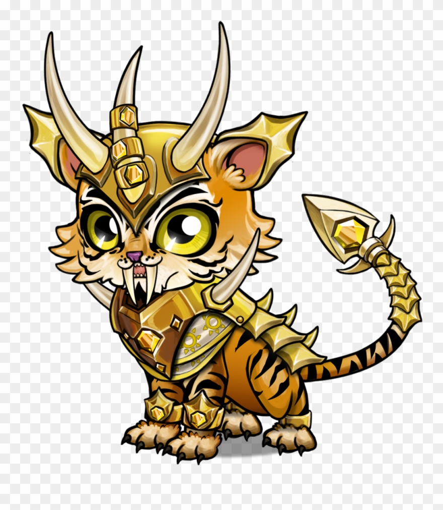 Warrior Felis - Cartoon Clipart
