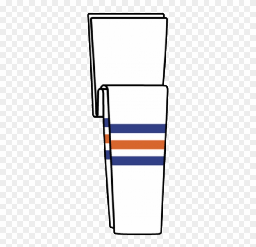 Knit Retro Nhl Pattern Socks - Ice Hockey Clipart