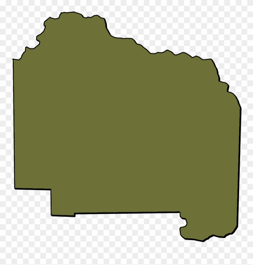 Florida County Borders Clipart Map Clip Art Map Outline - Clip Art - Png Download