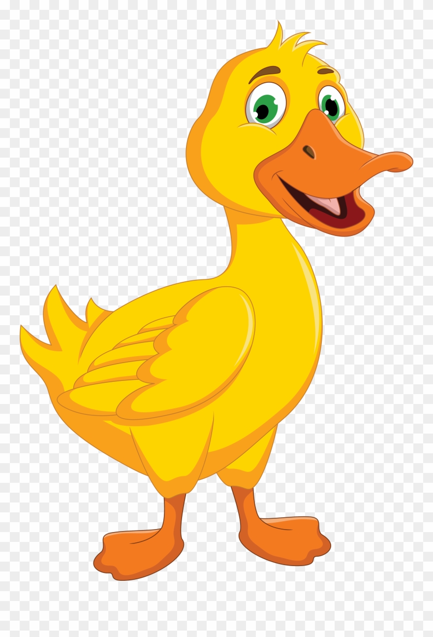 Wings Clipart Duck - Cartoon Duck Thumbs Up - Png Download