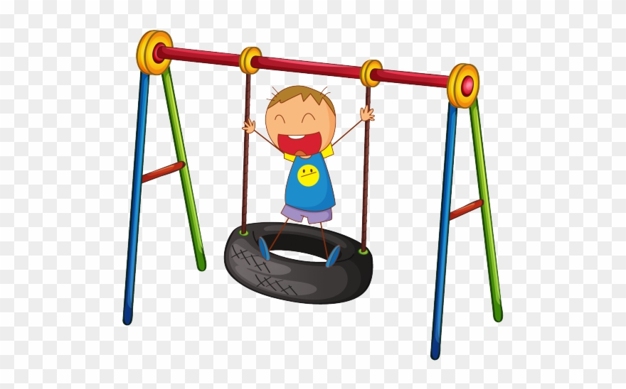 Svg Freeuse Stock Swing Clipart - Tire Swing Clipart - Png Download