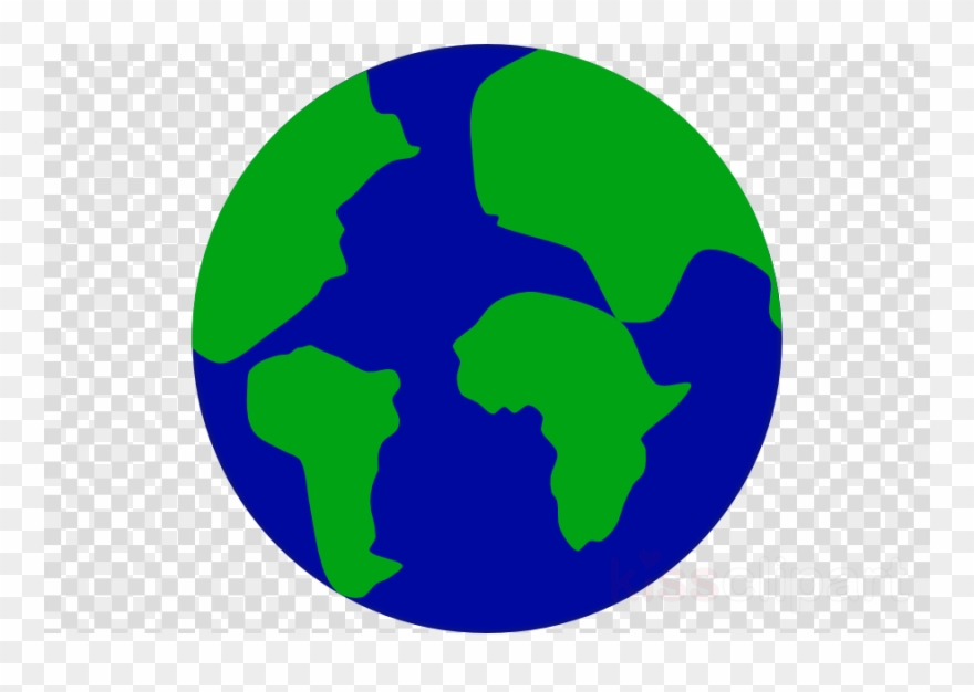 Earth With Continents Clipart Earth Pangaea Globe - Decal Vinyl Lion Doors Motorc Car Window Jet Ski (18 - Png Download