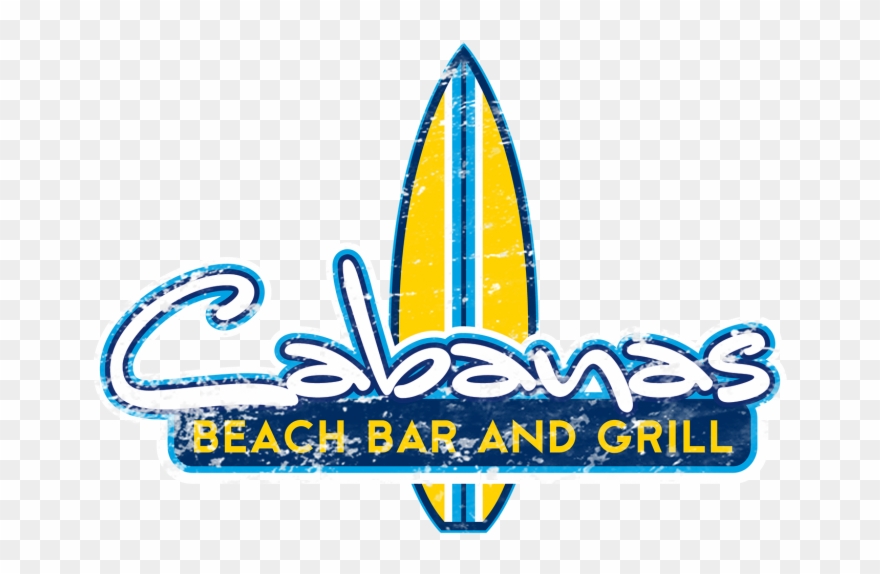 Cabanas Beach Bar And Grill - Beach Bar And Grill Logos Clipart