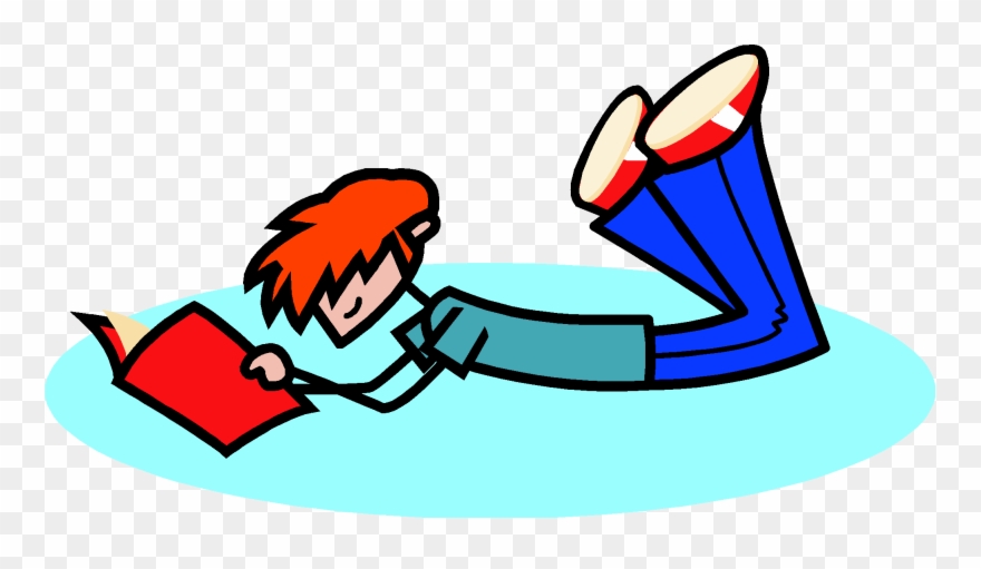 Sociology Clip Art Textbook - Student Reading A Book Clipart - Png Download
